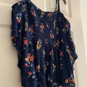 Strapped floral top